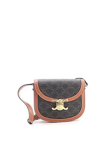 Céline Besace Triomphe Shoulder Bag Triomphe Coated Canvas Teen (view 1)