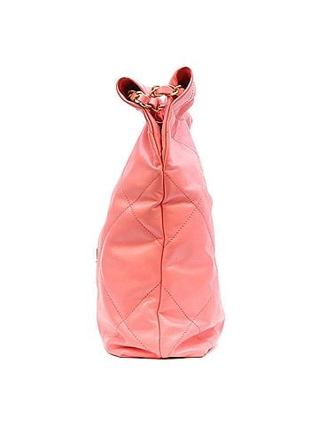 Chanel CHANEL AS3260 Coral Pink Shiny Calfskin Chanel 22 Small Shoulder Bag Women's (view 2)