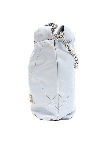 Chanel CHANEL AS3980 Light Blue Silver Hardware Chanel 22 Mini Chain Shoulder Bag Women's (view 2)
