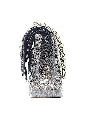 Chanel CHANEL A01112 Black Caviar Leather Matelassé 25 Classic Flap Shoulder Bag (No. 19) - Women's (view 2)