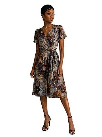 Maeve The Maeve for Anthropologie Bronwen silk wrap dress Casual Dress (view 1)