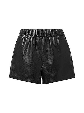 Anine Bing Sofia Faux Leather Shorts (view 1)