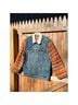 Levi's Stripes Color Block Blue White Denim Jacket Size XL - photo 3
