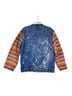 Levi's Stripes Color Block Blue White Denim Jacket Size XL - photo 2