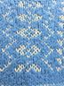 Free People Fair Isle Blue White Pullover Sweater Size S - photo 5