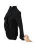 Loeffler Randall 100% Wool Black Coat Size 0 - photo 7