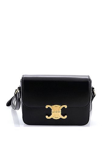 Céline Triomphe Shoulder Bag Smooth Calfskin Teen (view 1)