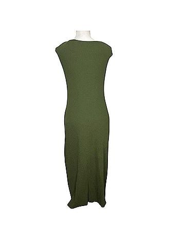 Vince. Ribbed Twist Midi Dress Casual Dress (view 2)
