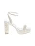 Aldo White Aldo Sandals Size 8 1/2 - photo 1