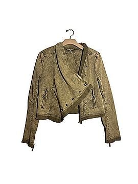 Free People Collapsing Twill Asymmetrical Moto Jacket Jacket (view 1)