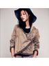 Free People Collapsing Twill Asymmetrical Moto Jacket Jacket - photo 11