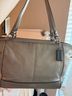 Coach Gray Leather Shoulder Bag One size - photo 12