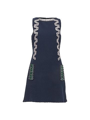 Lanvin Lanvin 2015 Cotton Ribbon Shift Dress (view 1)