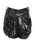 Alexandre Vauthier 100% Cotton Black Alexandre Vauthier Sequin Bubble Shorts Size XS - photo 1