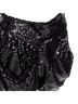 Alexandre Vauthier 100% Cotton Black Alexandre Vauthier Sequin Bubble Shorts Size XS - photo 2