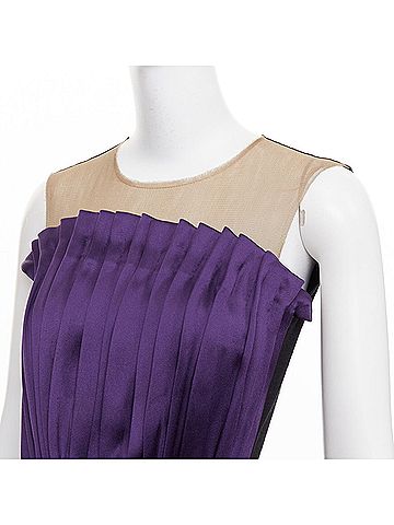 Lanvin Lanvin 2006 Silk Gathered Cocktail Dress (view 2)