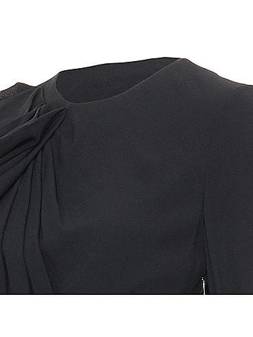Saint Laurent Saint Laurent 2014 Crepe Draped Mini Dress (view 2)