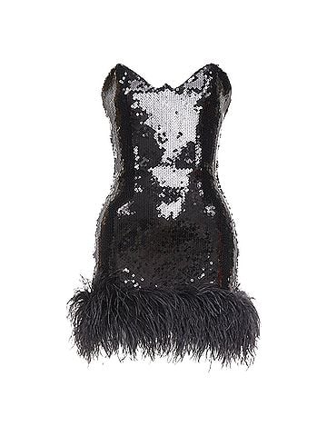 Alexandre Vauthier Alexandre Vauthier Sequin Feather Mini Dress (view 1)