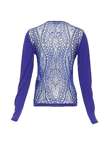 Emilio Pucci Emilio Pucci Wool Floral Lace Cardigan (view 1)