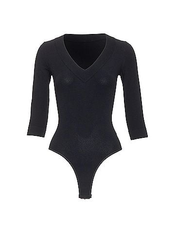 Alaïa Alaia V-Neck Bodysuit Top (view 1)