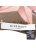 Givenchy 100% Wool Pink Givenchy Wool Silk Rose Print Scarf One size - photo 6