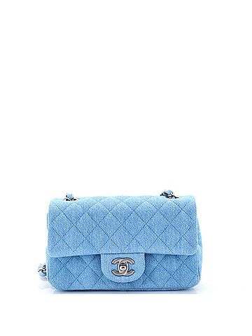 Chanel Classic Single Flap Bag Quilted Denim Mini (view 1)