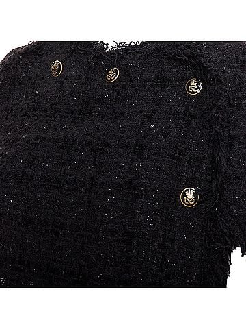 MSGM Msgm Tweed Cape Coat (view 2)