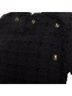 MSGM 100% Metal Black Msgm Tweed Cape Coat Size M - photo 2