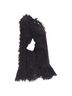 MSGM 100% Metal Black Msgm Tweed Cape Coat Size M - photo 3