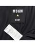 MSGM 100% Metal Black Msgm Tweed Cape Coat Size M - photo 7