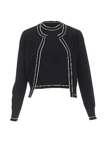 Alaïa Alaia Contrast Cardigan Top Set (view 1)