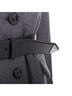 Prada 100% Wool Gray Prada 2022 Cashmere Leather Belted Coat Size 4 - photo 2