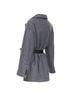 Prada 100% Wool Gray Prada 2022 Cashmere Leather Belted Coat Size 4 - photo 6