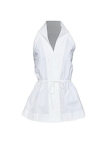 Alaïa Alaia Drawstring Halter Shirt Top (view 1)