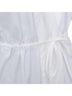 Alaïa 100% Cotton Ivory Alaia Drawstring Halter Shirt Top Size 4 - photo 2