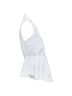 Alaïa 100% Cotton Ivory Alaia Drawstring Halter Shirt Top Size 4 - photo 4