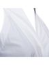 Alaïa 100% Cotton Ivory Alaia Drawstring Halter Shirt Top Size 4 - photo 6