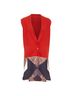 Givenchy 100% Wool Red Givenchy 2013 Wool Cotton Silk Dress Size XS - photo 1