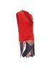 Givenchy 100% Wool Red Givenchy 2013 Wool Cotton Silk Dress Size XS - photo 3