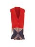 Givenchy 100% Wool Red Givenchy 2013 Wool Cotton Silk Dress Size XS - photo 9