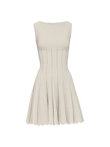 Alaïa Alaia Lattice Scalloped Dress (view 1)