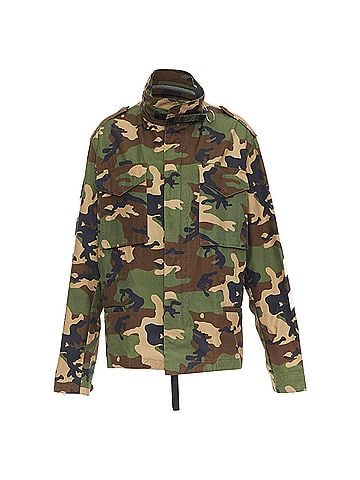 OFF-WHITE Off White Camo Cotton Field Jacket (view 2)