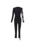 Givenchy 100% Silk Black Givenchy Silk Cotton Lace Jumpsuit Size 4 - photo 5