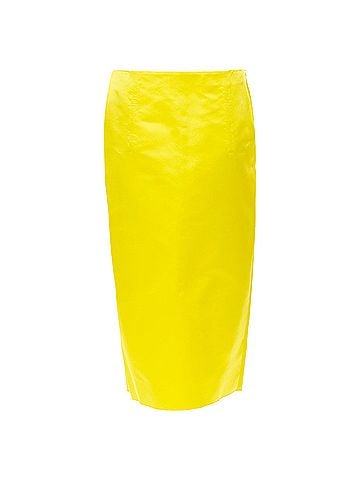 Prada Prada 2022 Satin Split High Waist Skirt (view 2)