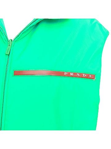 Prada Prada Linea Rossa Nylon Puffer Vest (view 2)