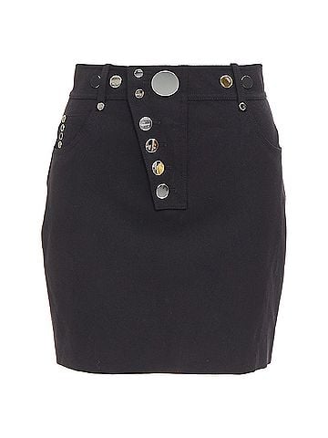 Alexander Wang Alexander Wang Wool Snap Buttons Skirt (view 1)
