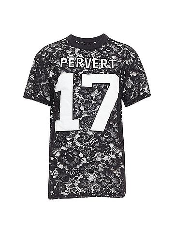 Givenchy Givenchy 2013 Lace Jersey Tshirt (view 1)