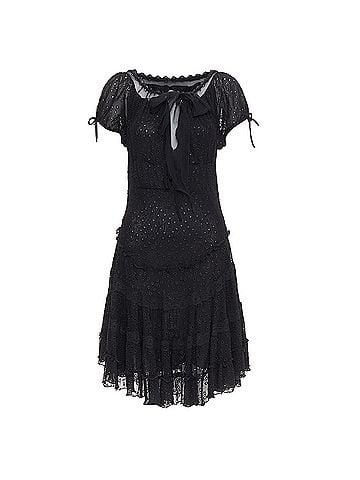 Jean Paul Gaultier Jean Paul Gaultier Eyelet Ruffle Dress (view 1)