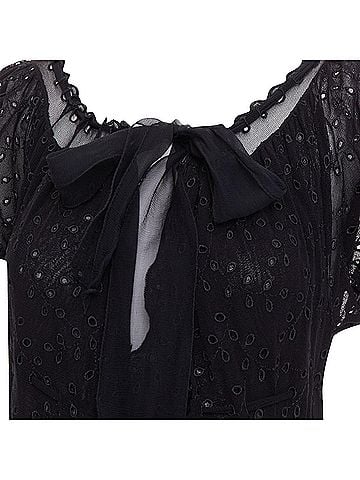 Jean Paul Gaultier Jean Paul Gaultier Eyelet Ruffle Dress (view 2)