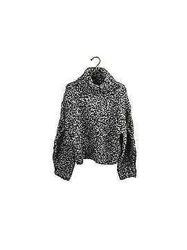 IRO Black &amp; Ecru Chunky Wool Blend Lison Pullover Pullover Sweater (view 1)